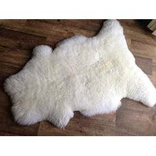 Paklājs Faux Fur Sheepskin 120x120 Ivory