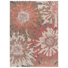 Paklājs Zest Soft Floral 160x230 Terracotta