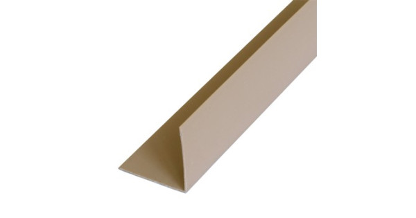PVC ārejais stūris 15x15x270cm, bēšs