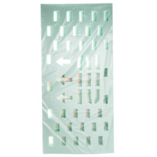 Apakšklāja loksnes, perforētas 3mm RICO 0.5X1m (5m2/iep.)