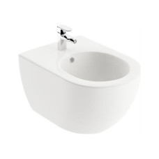 Bidet Uni chrome  wall hung white