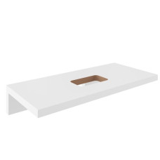 Panelis L washtop L 800 white