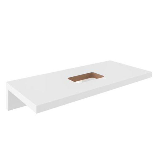 Panelis L washtop L 800 white