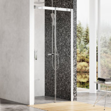 Dušas durvis Shower door MSD2-110 L satin + Transparent 